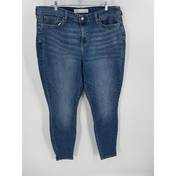 Signature Levi Strauss & Co. Blue Gold High-Rise Skinny Fit Jeans Womens 20M - Picture 1 of 9
